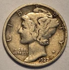Nicer Low Mintage "very fine++" 1927 S Mercury Head Dime