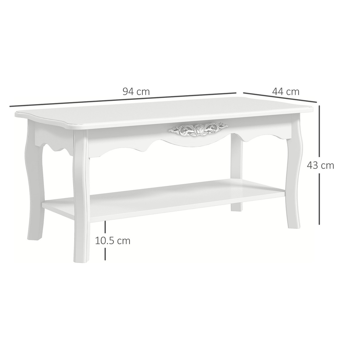 Set Di 2 Tavolini Da Salotto Quadrati HOMCOM - Struttura Acciaio, Piano Legno Chiaro, Impilabili