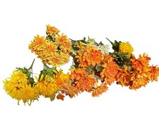 Lot Of 8 Bunches/stems Of Artificial Flowers