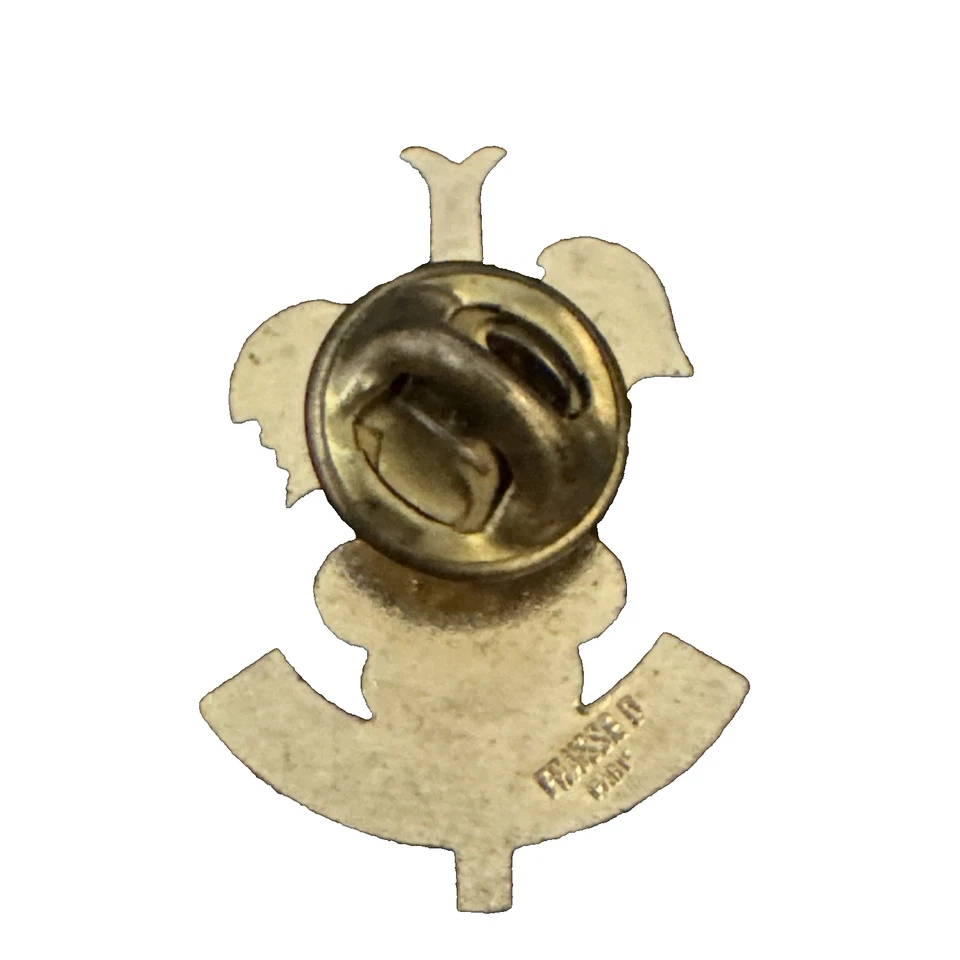 RARE 1972 Sapporo Winter Olympic Games Frasse Paris Olympics Pin Badge Gold Tone - Image 2 of 3