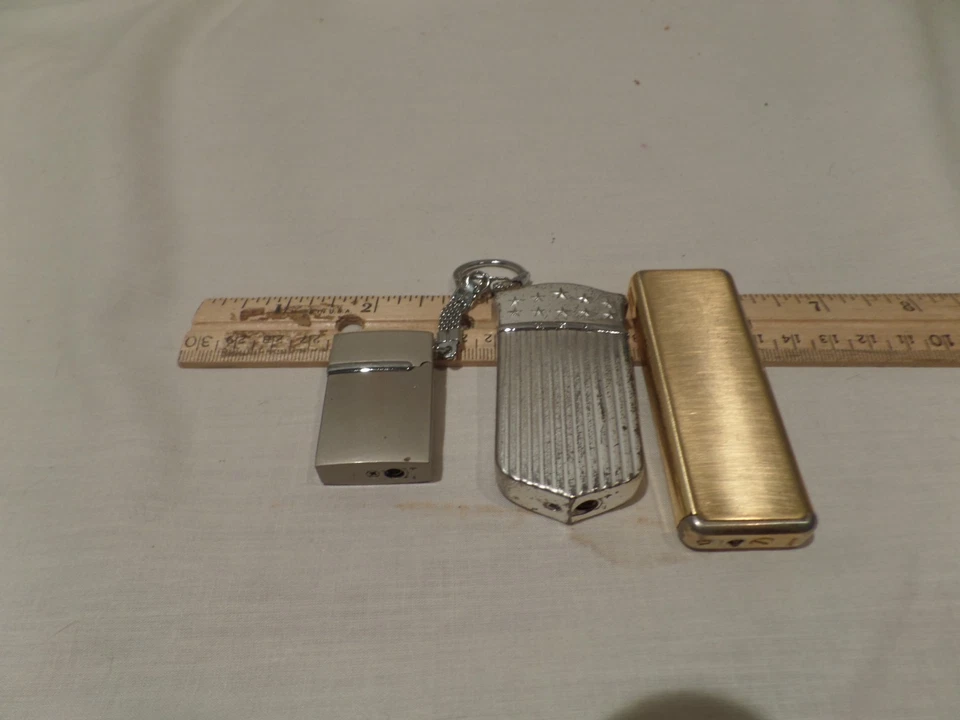 Cigarette lighters-butane-vintage-lot of 3 - Image 2 of 3