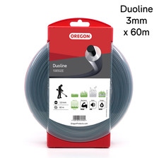 OREGON Duoline Nylon Line 3mm 60m Donut Strimmer Trimmer Brushcutter - 106502E 0.45 per metre