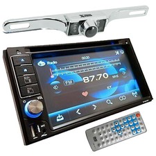 6.2" 2 DIN 200W Car Audio DVD Touch Screen Bluetooth Mirror link Apple GPS NAV