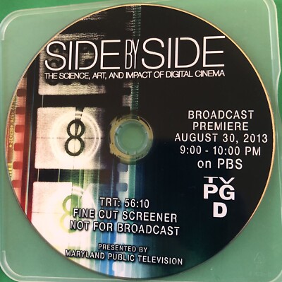 SIDE BY SIDE FYC DVD DIGITAL CINEMA DOCUMENTARY JAMES CAMERON RARE SCREENER OOP