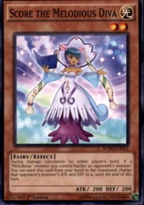 2016 Yu-Gi-Oh Breakers of Shadow #BOSHEN013 Score the Melodious Diva C