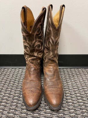 Botte de cowboy en cuir marron The Timberland Company, accessoires