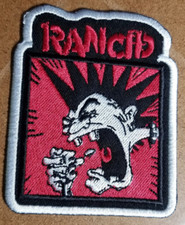 Patch ricamata rancid American Punk Rock Band circa 2,5x3,25" ferro da stiro