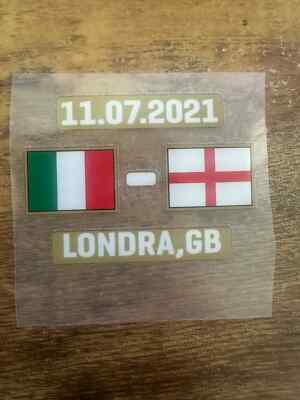 UEFA EURO 2020 Final game info patch for Italy jerseys