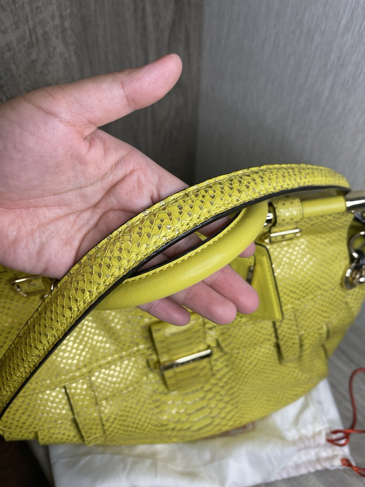 Coach ~ Abby Pinnacle Python Leather Crossbody Sa… - image 5