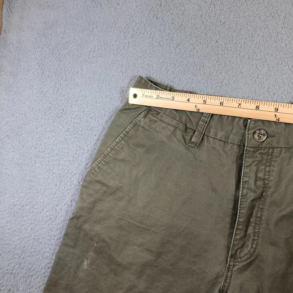 boston trader chino shorts mens 36 green outdoors hiking - Image 2 of 4