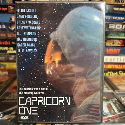 Capricorn One 1978 DVD w Insert Sam Waterston James Brolin Sc-Fi Moon Conspiracy