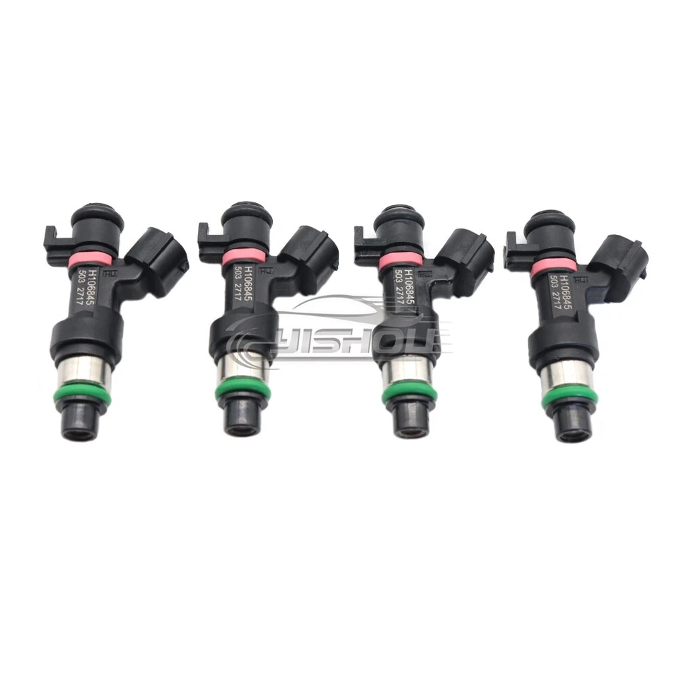 H106845 4 piezas boquilla de entrada de combustible apta 16600-6863R para Renault Fluence 2.0 16V Foto 2 de 4