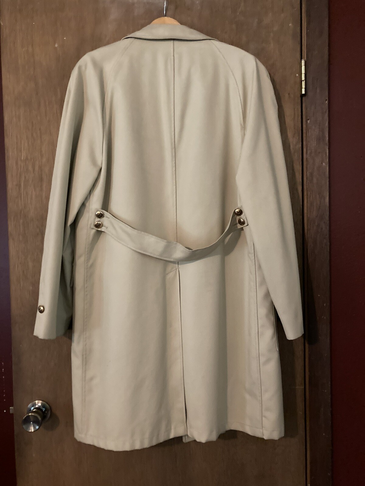 Marshall Fields Wingflite 70s mens trench coat 42 lon… Gem