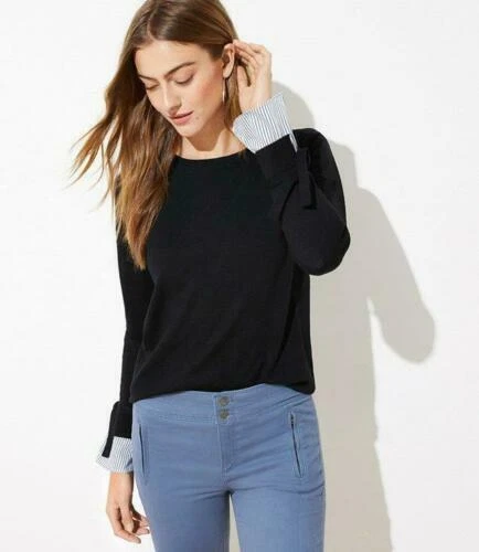 Tie cuff clearance sweater
