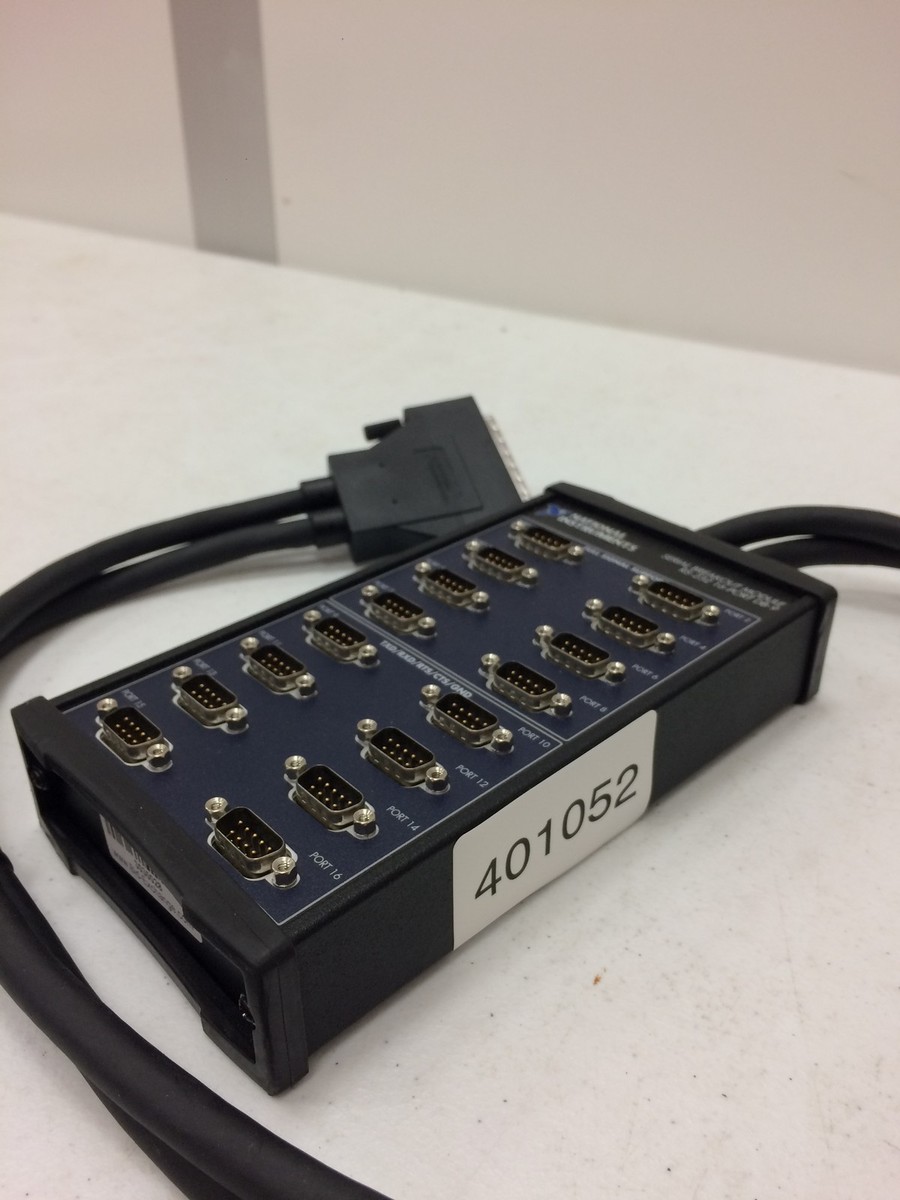NRS様　限定 National Instruments NI 16-Port Serial Breakout Box RS232 with