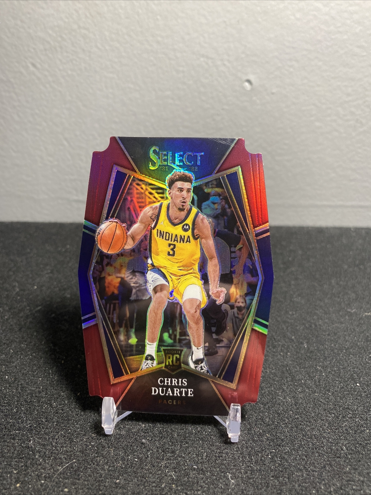 2021-22 Select Prizms Maroon Die Cut #146 Chris Duarte /175