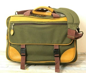 canvas leather laptop bolsa