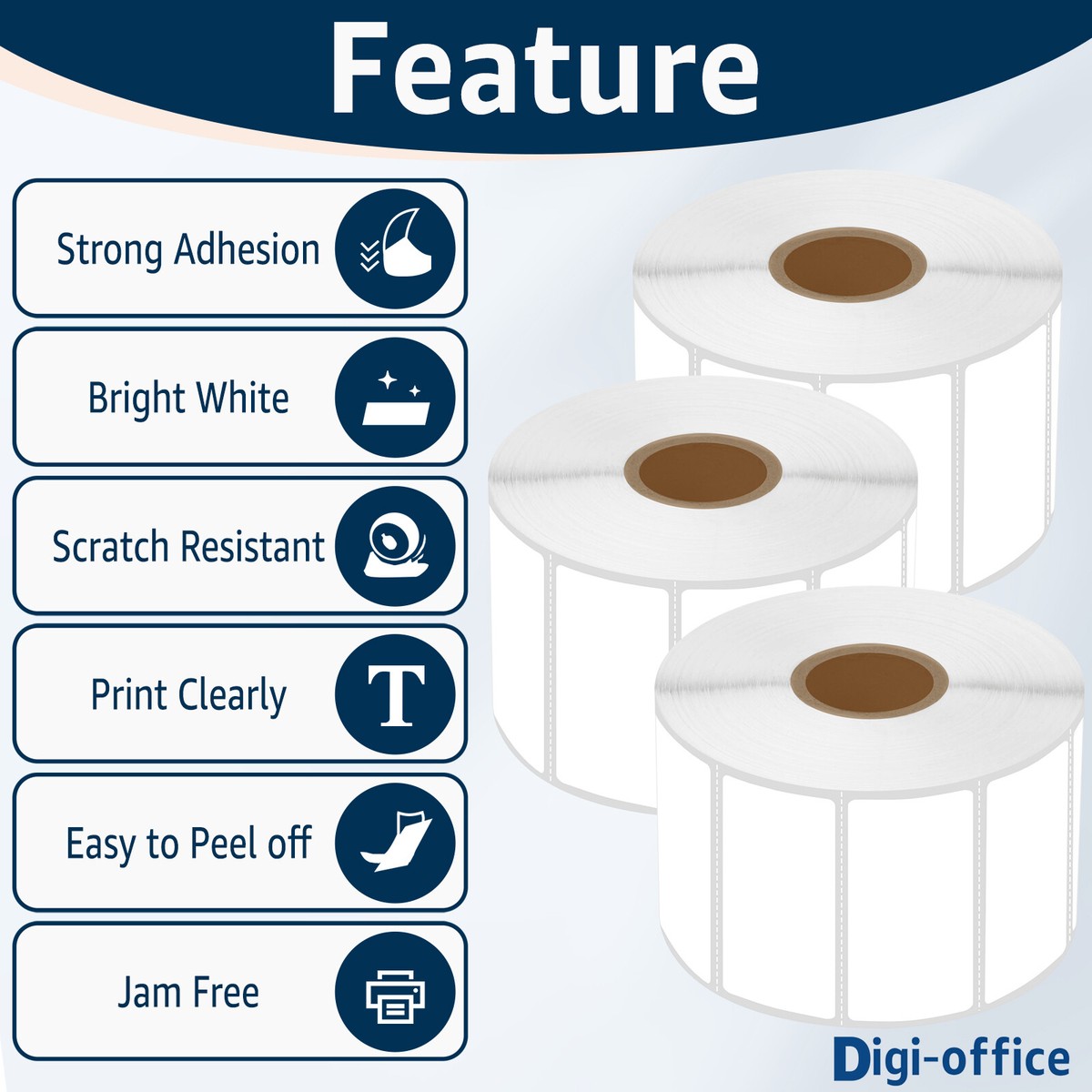 6 Pack Shipping Labels 6 Rolls Direct Thermal Labels 2.25
