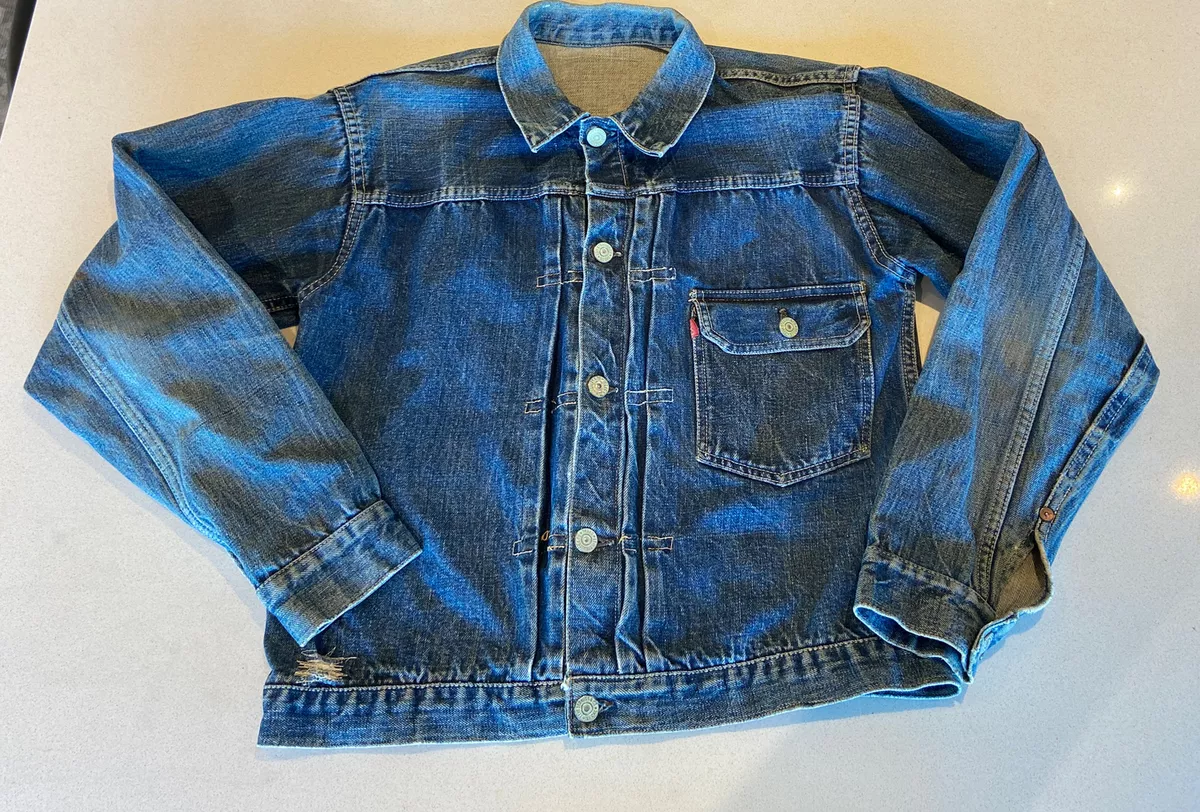 2000s Levi's Vintage Clothing Big E Type I Selvedge Denim Jacket