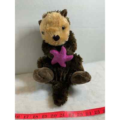 Wild Republic Plush Stuffed Animal Soft Otter Starfish 2017 17''