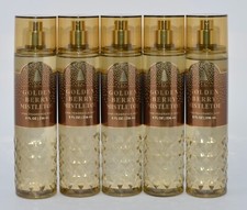 5 BATH  BODY WORKS GOLDEN BERRY MISTLETOE FINE FRAGRANCE MIST SPRAY 8 OZ LARGE