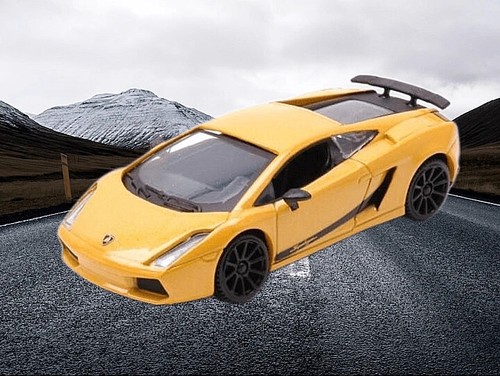 Lamborghini Gallardo Superleggera Yellow Motormax Scale 1:43 - Picture 5 of 6