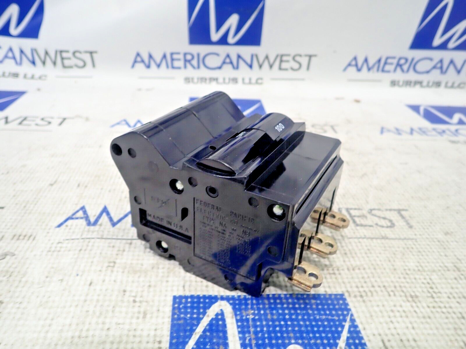 NEW FPE NB231100 3 Pole 100 Amp 240 Volt Type NB Bolt On Circuit Breaker