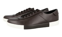 Prada Leder Downtown Sneaker - 4E3003 - Braun Weiss - Neu - 9 43