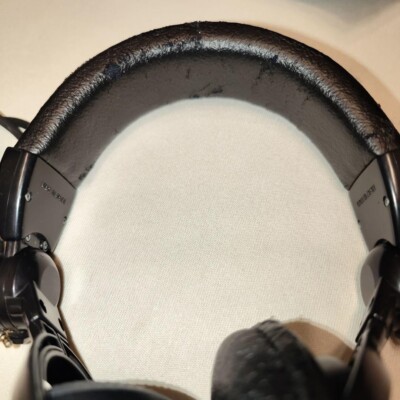 Technics RP-DJ1200 DJ Headphones Used Free Shipping Black & Purple