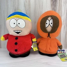Kenny McCormick & Eric Cartman South Park Plush Lot Of 2 10" 2008 Nanco NWT