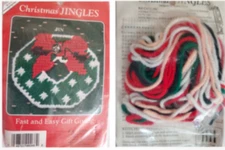 Back Street Designs Jingles Christmas tree ornament yarn needlework decoration