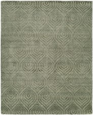 Kalaty Gray Rings Loops Swirls Hoops Contemporary Area Rug Geometric OR-771