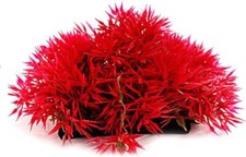 Red Artificial Flowers, Fake Flowers, Artificial Pine with Base Grass Fish