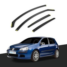 Windabweiser VW GOLF MK5 2004-2009 5-türer Schrägheck Hatchback 4-tlg getönt