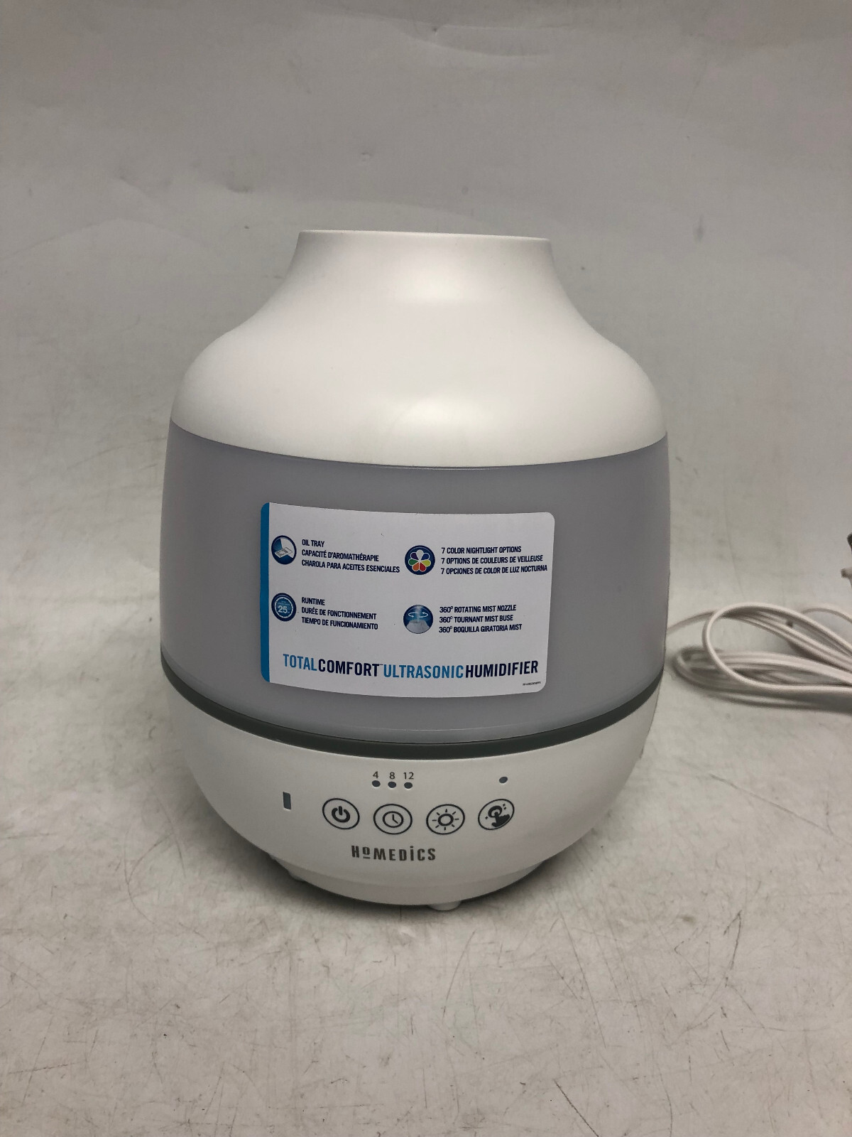 HoMedics Total Comfort Ultrasonic Humidifier UHECM18 eBay