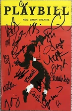 MJ The Musical Signed In Person Broadway Playbill - Authentic