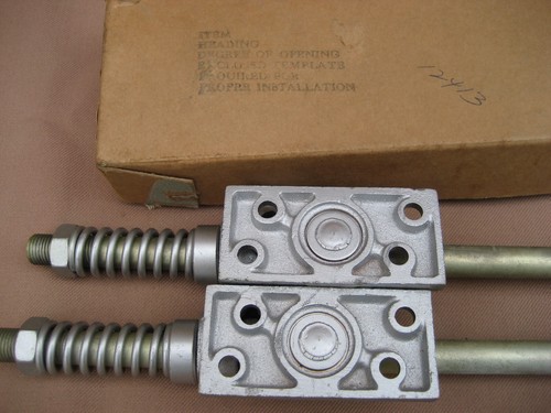 VTG NOS 2 Pc. Glynn Johnson Overhead Door Holder Stop 2 No GJ76 S3 Silver 389C - Picture 5 of 10