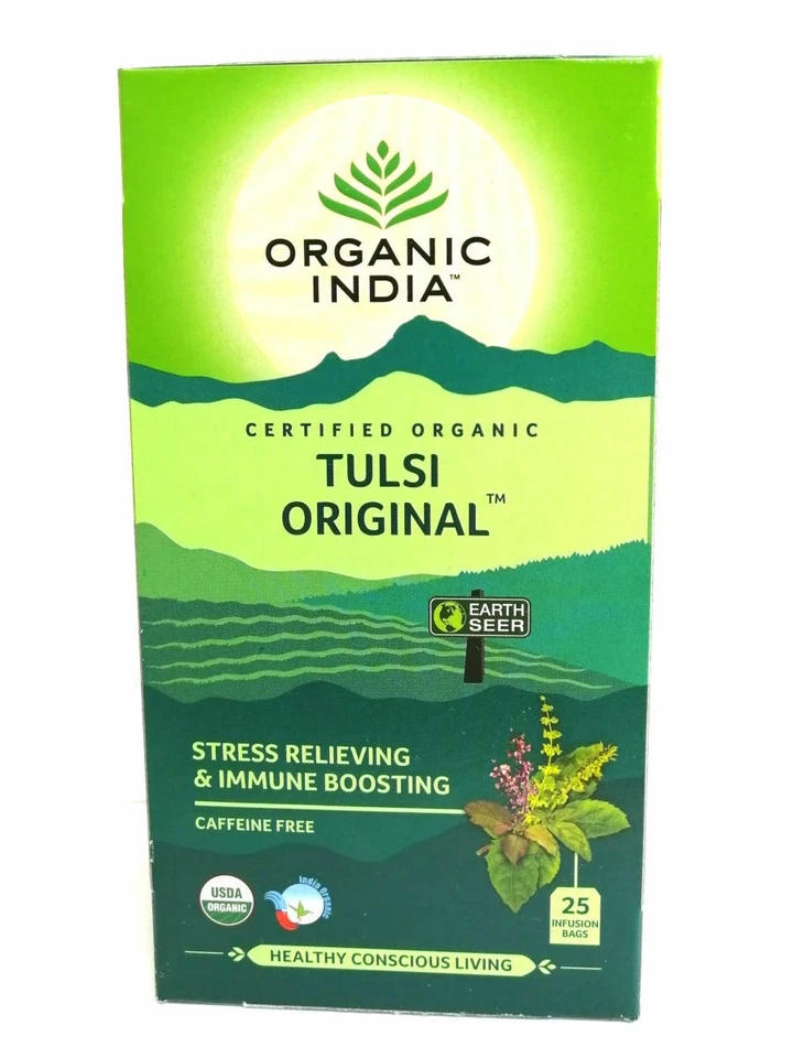 Tulsi Original OFICIAL EE. UU. Té USDA Orgánico India EE. UU. OFICIAL Foto 2 de 4