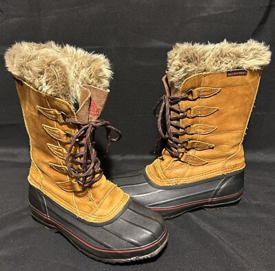 KODIAK Waterproof Leather Winter Boots # 718137 w/ Liner sz 10