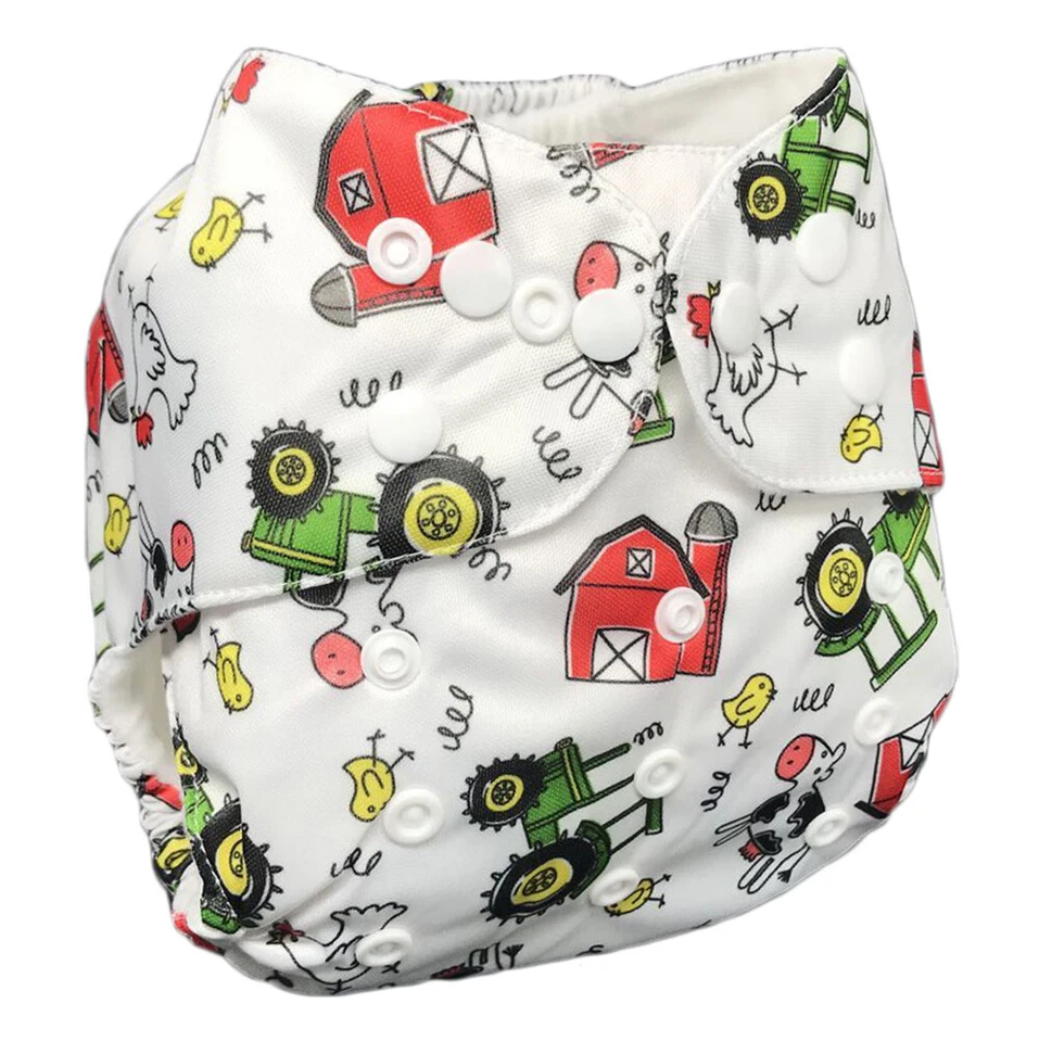 Pañales de tela para bebé IXYVIA pañales de bolsillo lavables ajustables de tamaño variable #1 Foto 2 de 4