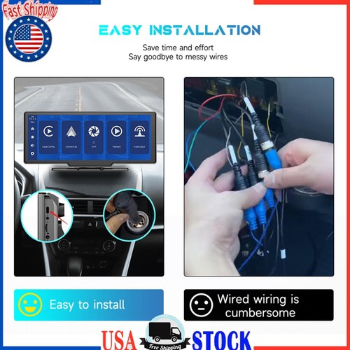 10.26 Inch Smart Screen DVR NTSC Format Monitor Fit RV Truck Bus & Backup Camera