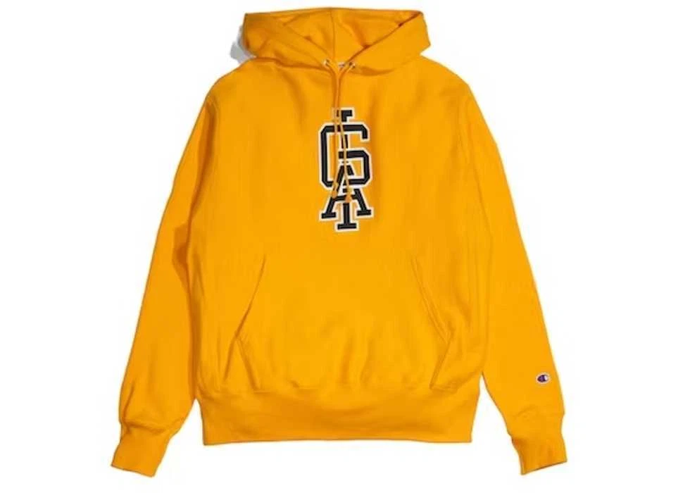 NEW Virgil Abloh Brooklyn Museum Dark Side of The Rainbow Hoodie Yellow
