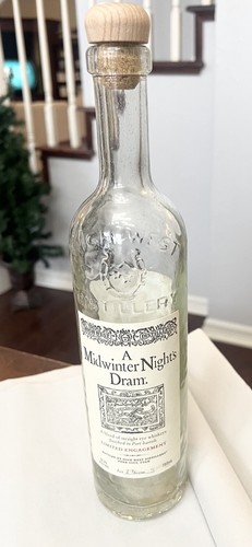 A Midwinter Nights Dram Act 11 Scene 4 Rye Whiskey Bottle High West Distillery