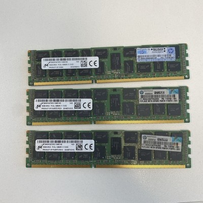 3x Micron 16GB PC3L-12800 (3x16GB) DDR3L Server RAM