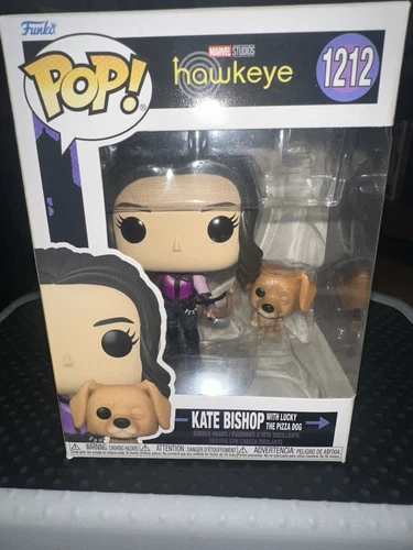 Funko Pop! Vinilo: Marvel - Kate Bishop con Lucky The Pizza Dog #1212