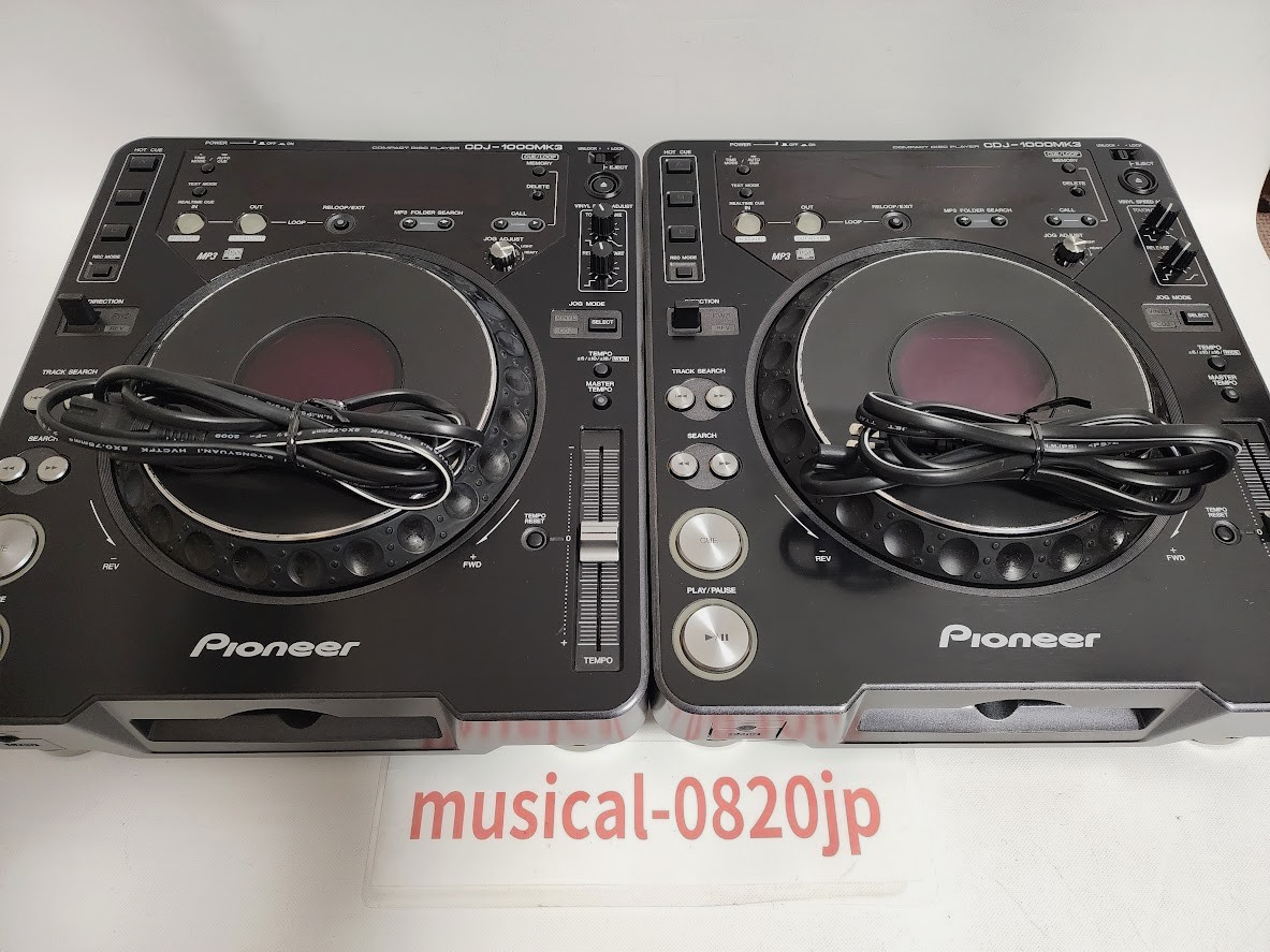 Pioneer DJ CDJ-1000MK3 2set pair CDJ 1000 MK3 | eBay