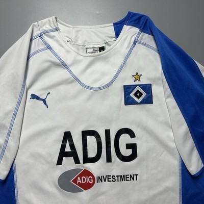 HAMBURG PUMA 2005/2006 SOCCER FOOTBALL HOME JERSEY #23 VAN DER