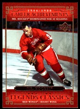 2004-05 Upper Deck Legends Classics #57 Gordie Howe Detroit Red Wings HOF
