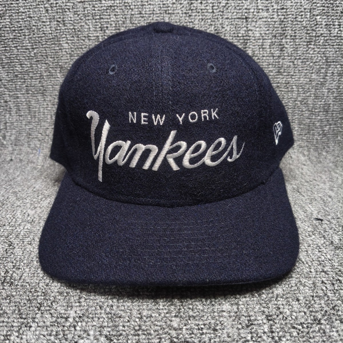 New Era New York Yankees Navy Script Logo Snapback Hat Cap