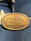 Civil War Confederate South Carolina Oval Belt Plate – Southern States Buckle